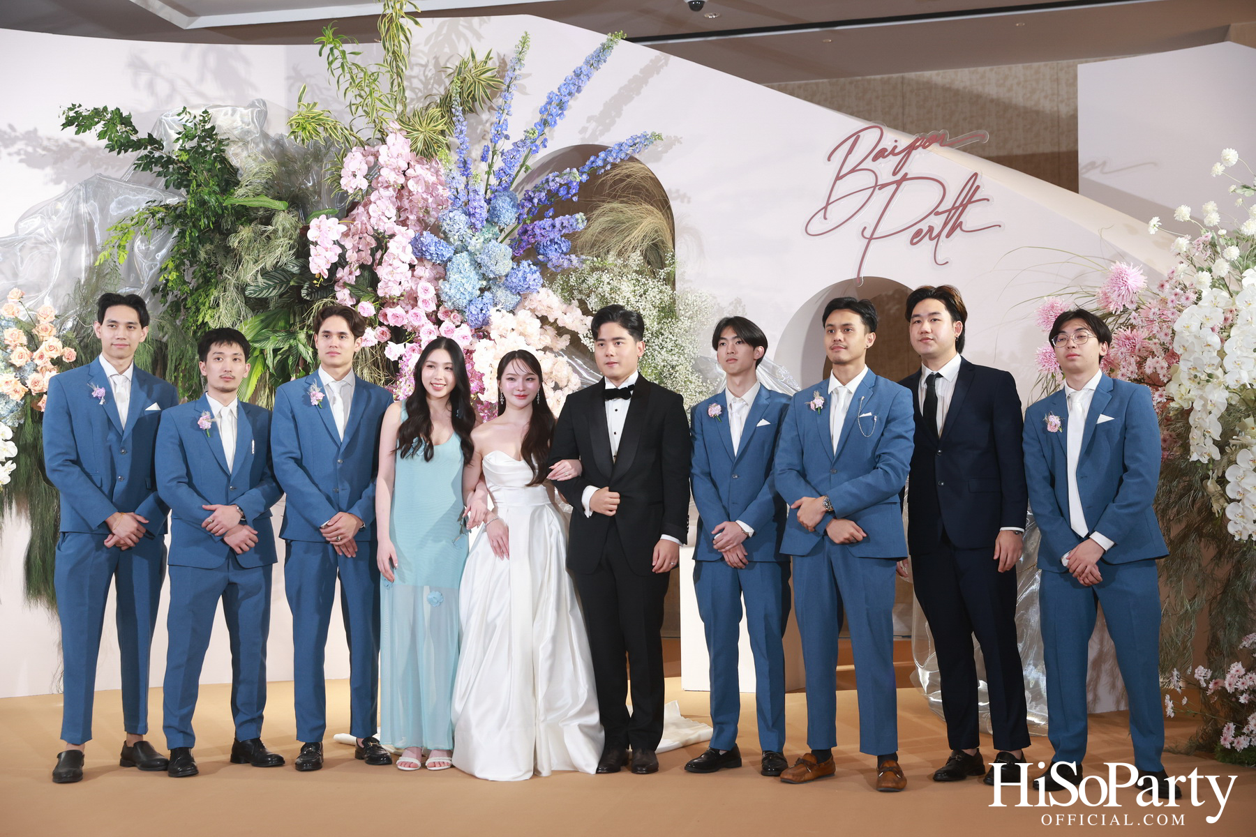 งานฉลองมงคลสมรสระหว่าง ยิ่งรัก พัวถาวรสกุล และ นวิน เหมรัชตานันต์ 