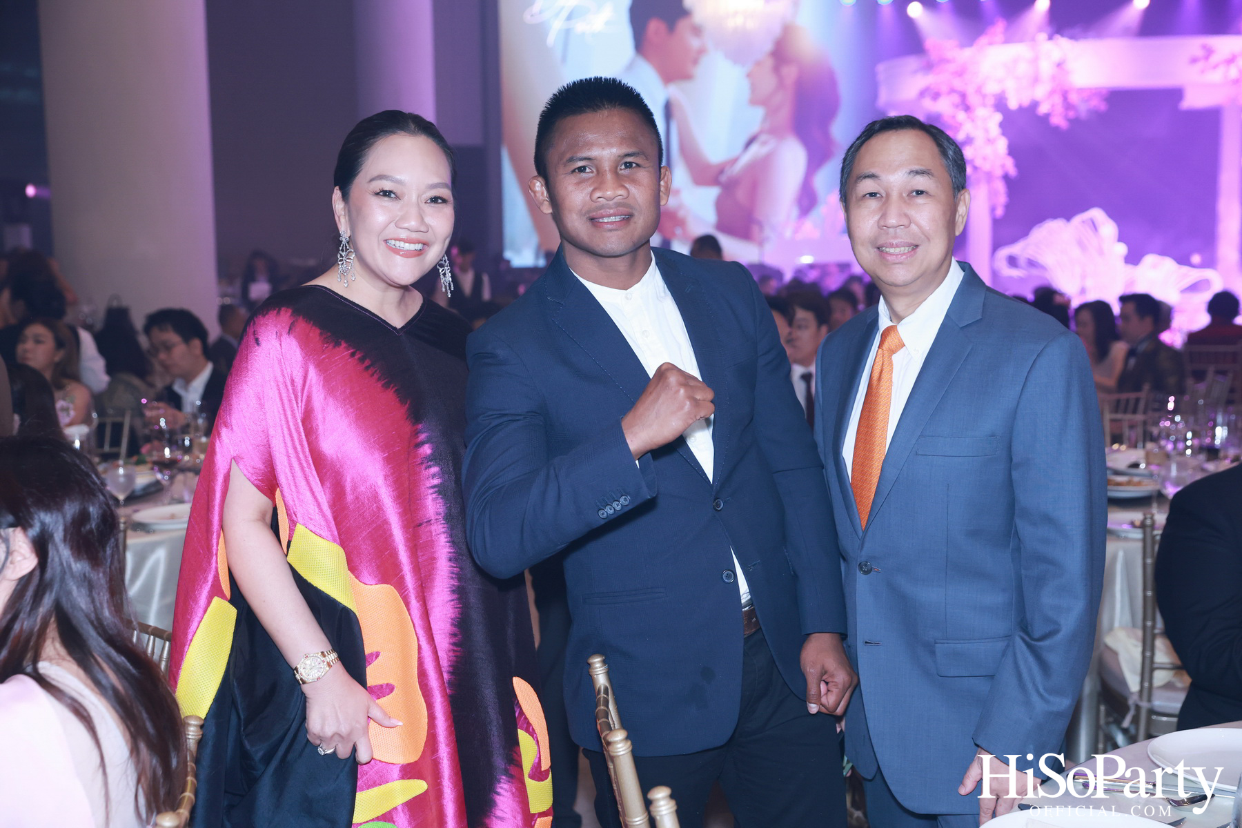 งานฉลองมงคลสมรสระหว่าง ยิ่งรัก พัวถาวรสกุล และ นวิน เหมรัชตานันต์ 