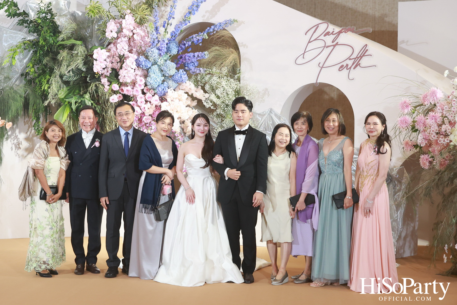 งานฉลองมงคลสมรสระหว่าง ยิ่งรัก พัวถาวรสกุล และ นวิน เหมรัชตานันต์ 