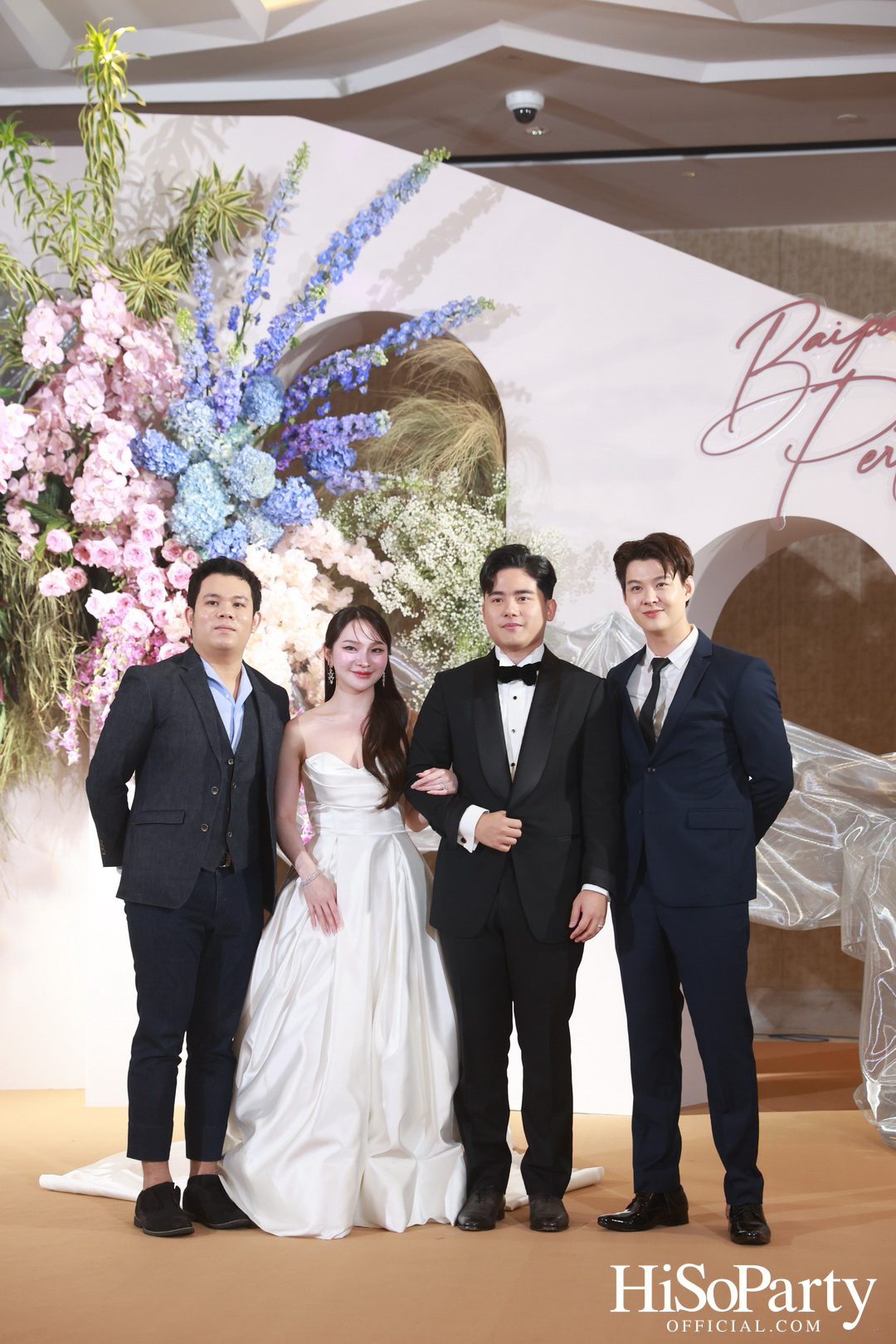 งานฉลองมงคลสมรสระหว่าง ยิ่งรัก พัวถาวรสกุล และ นวิน เหมรัชตานันต์ 