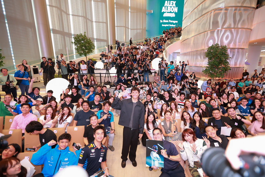สยามพารากอน มอบประสบการณ์ระดับโลกกับงาน  ‘Alex Albon Bangkok Fan Meeting Presented by Siam Paragon’ 
