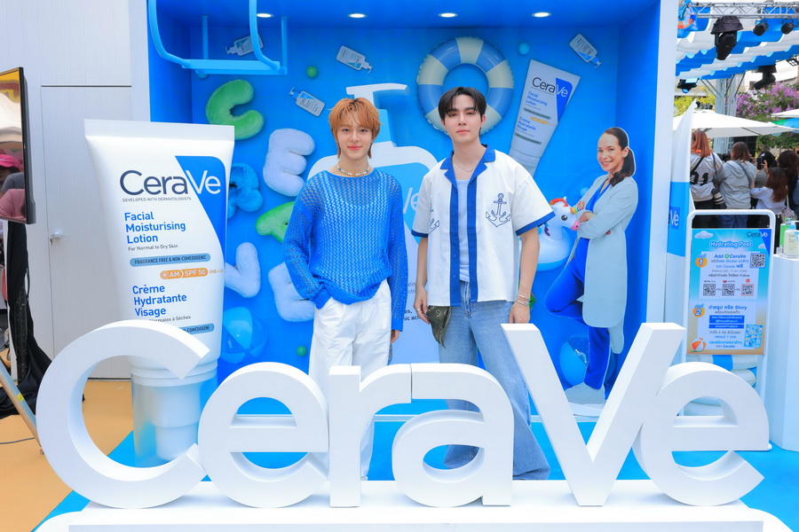 CeraVe Summer Playland อันล็อคผิวใส ซัมเมอร์นี้สนุกแบบไม่กลัวสิว ชวนทุกคนมาดูแลผิวให้ปังกลางสยามสแควร์