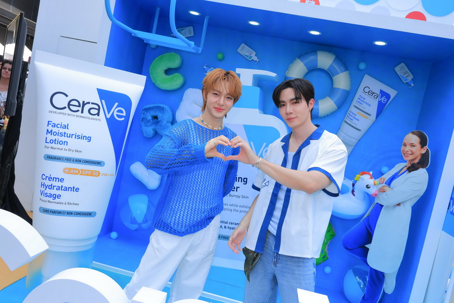 CeraVe Summer Playland อันล็อคผิวใส ซัมเมอร์นี้สนุกแบบไม่กลัวสิว ชวนทุกคนมาดูแลผิวให้ปังกลางสยามสแควร์