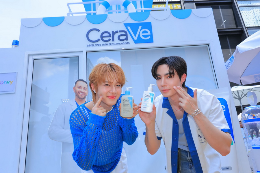 CeraVe Summer Playland อันล็อคผิวใส ซัมเมอร์นี้สนุกแบบไม่กลัวสิว ชวนทุกคนมาดูแลผิวให้ปังกลางสยามสแควร์