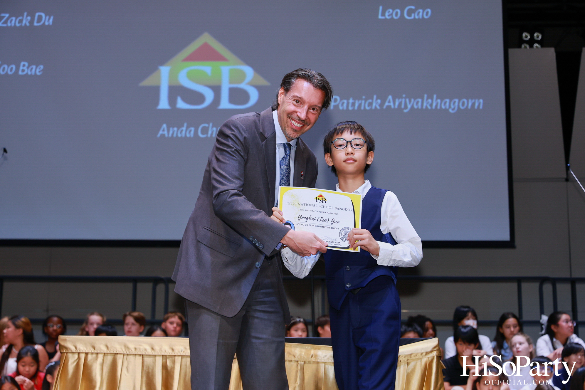 Grade 5 Moving on Ceremony at ISB Cultural Convention Theatre