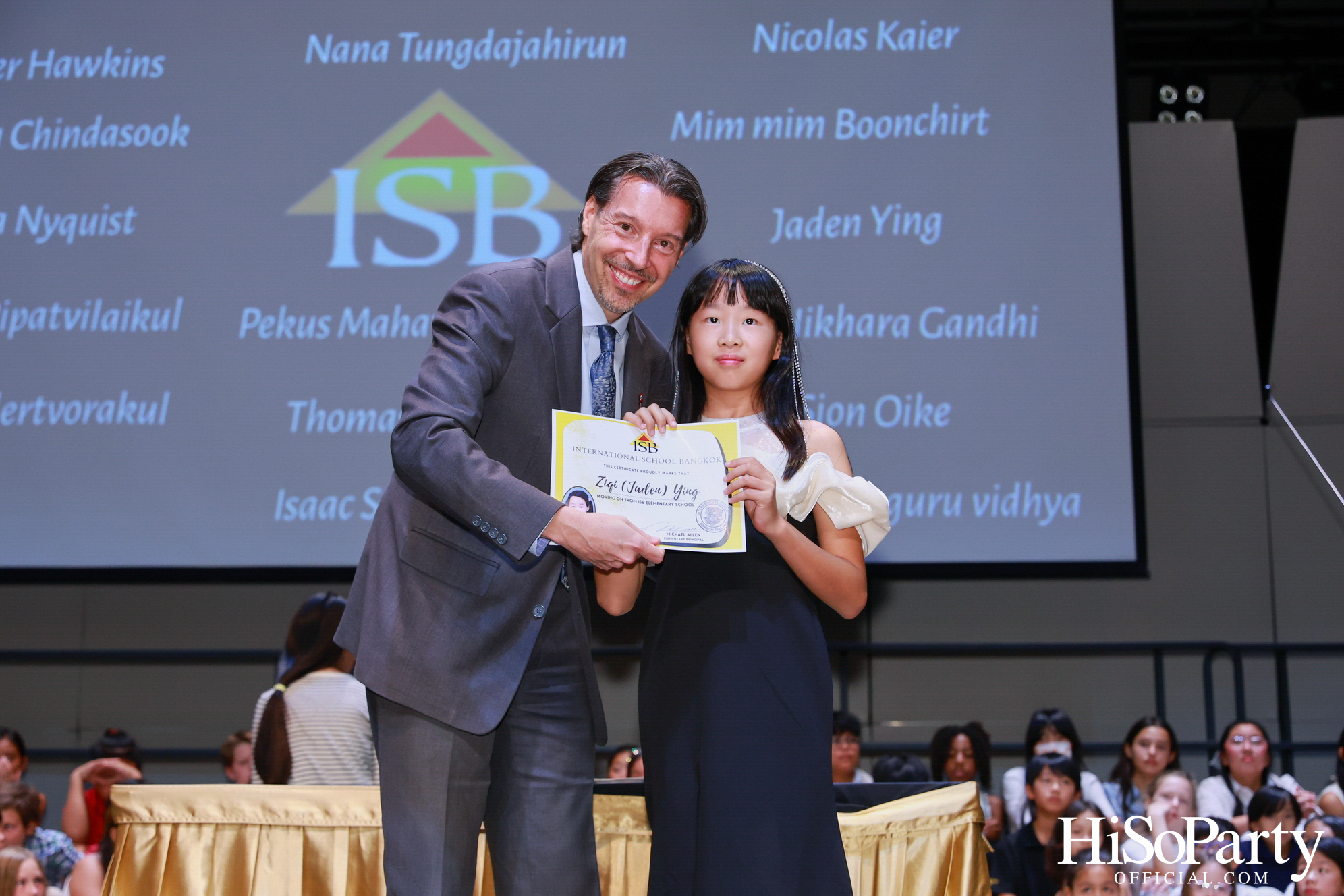 Grade 5 Moving on Ceremony at ISB Cultural Convention Theatre