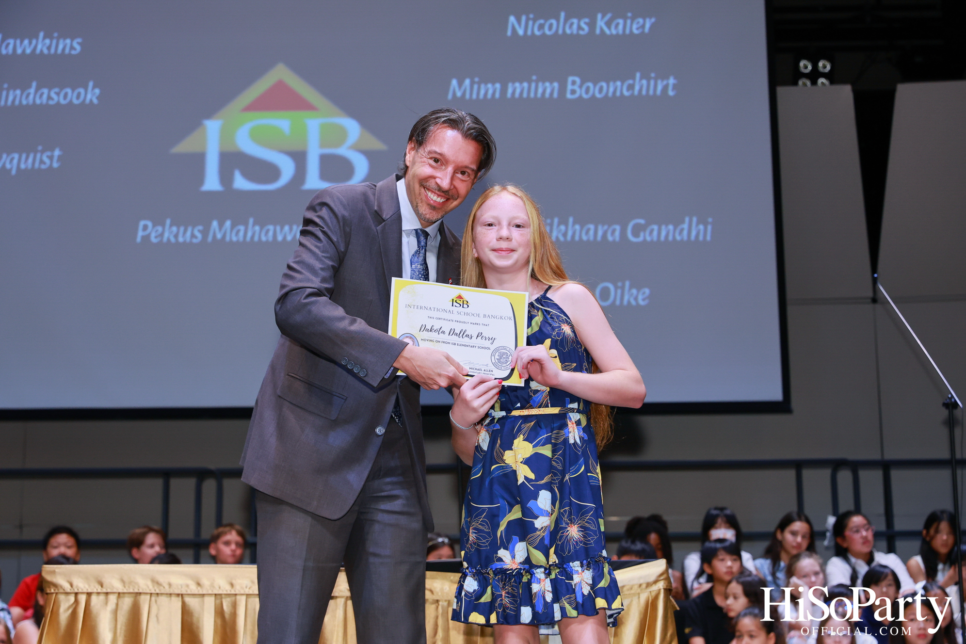 Grade 5 Moving on Ceremony at ISB Cultural Convention Theatre