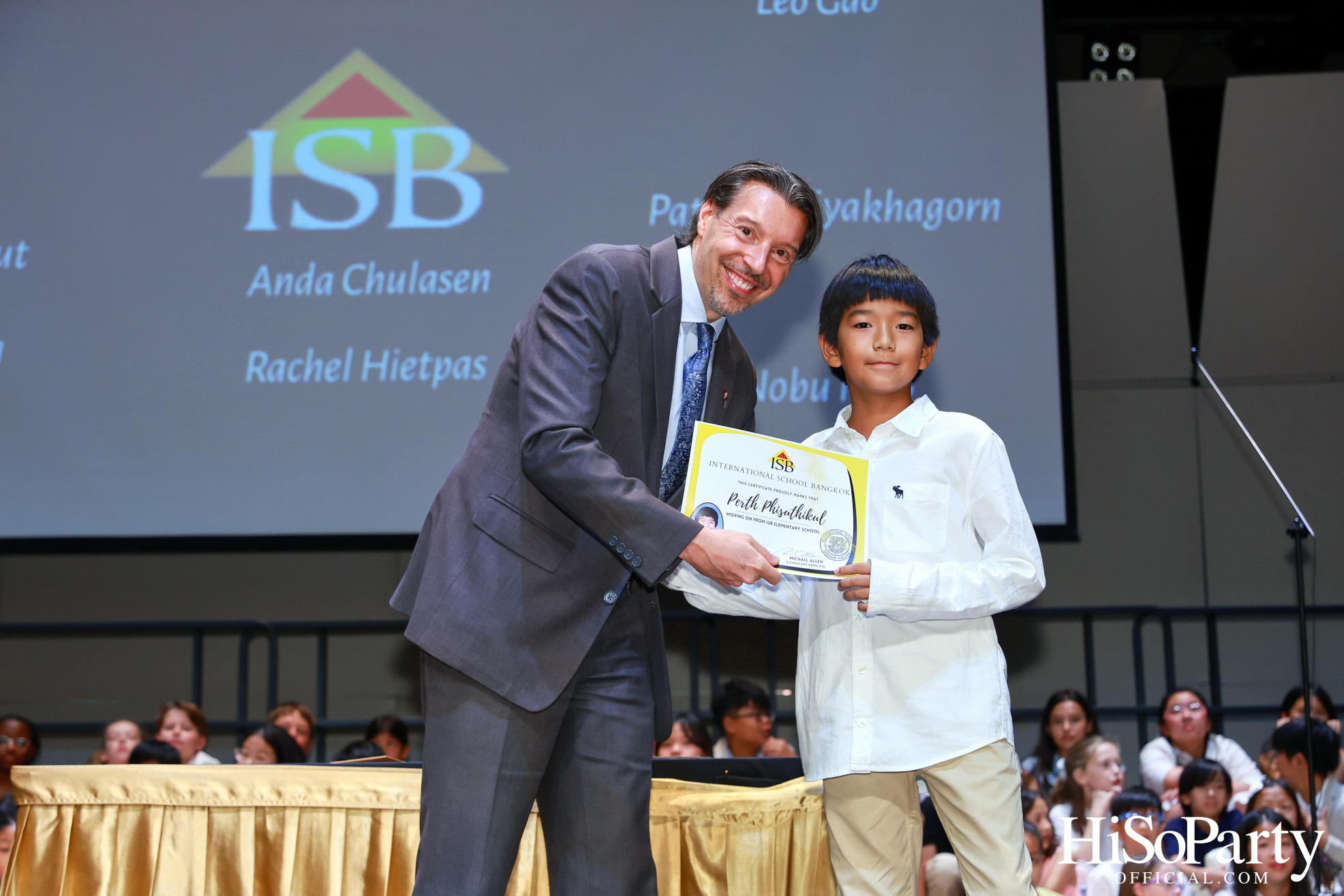 Grade 5 Moving on Ceremony at ISB Cultural Convention Theatre