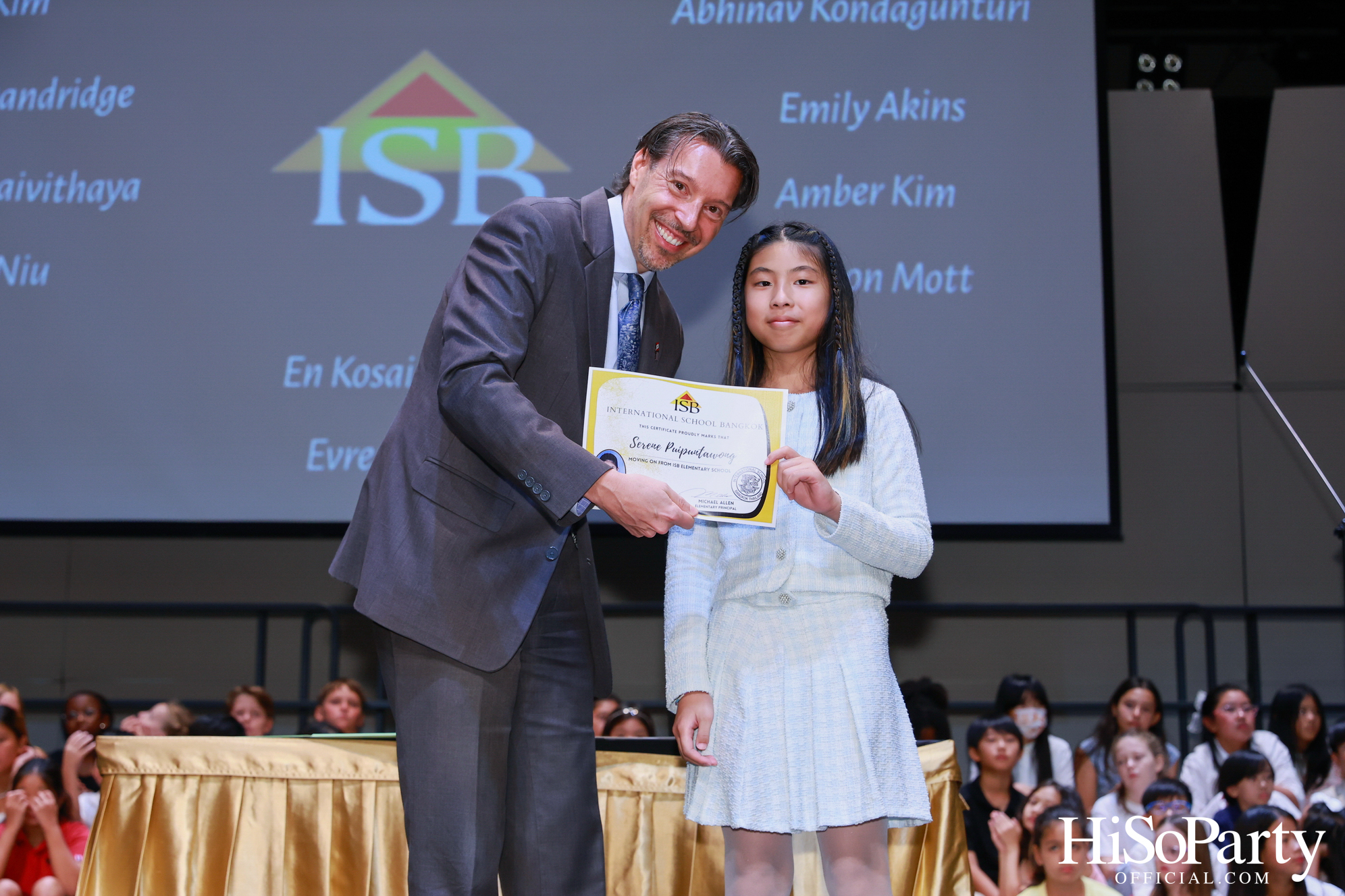 Grade 5 Moving on Ceremony at ISB Cultural Convention Theatre