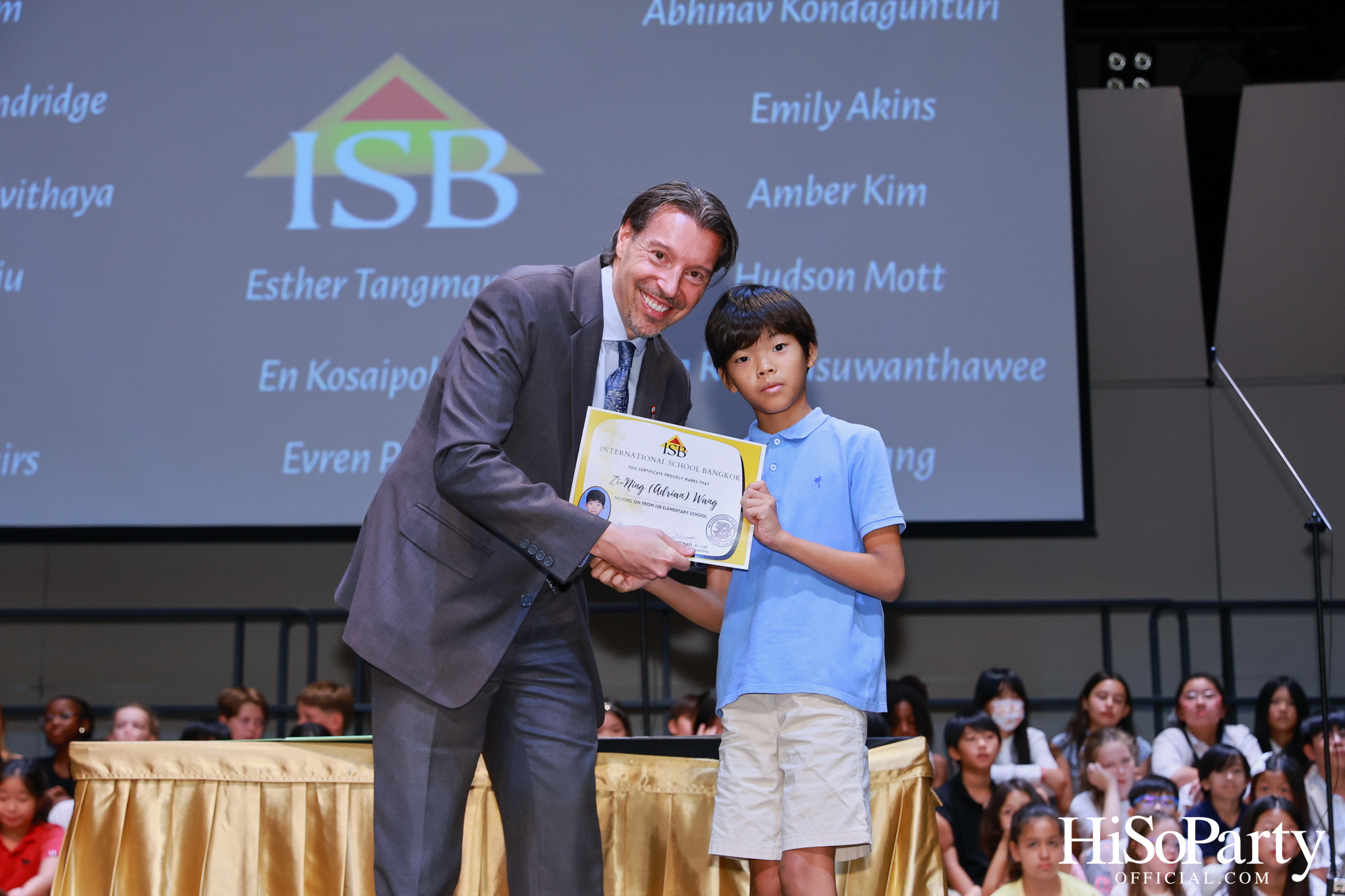 Grade 5 Moving on Ceremony at ISB Cultural Convention Theatre
