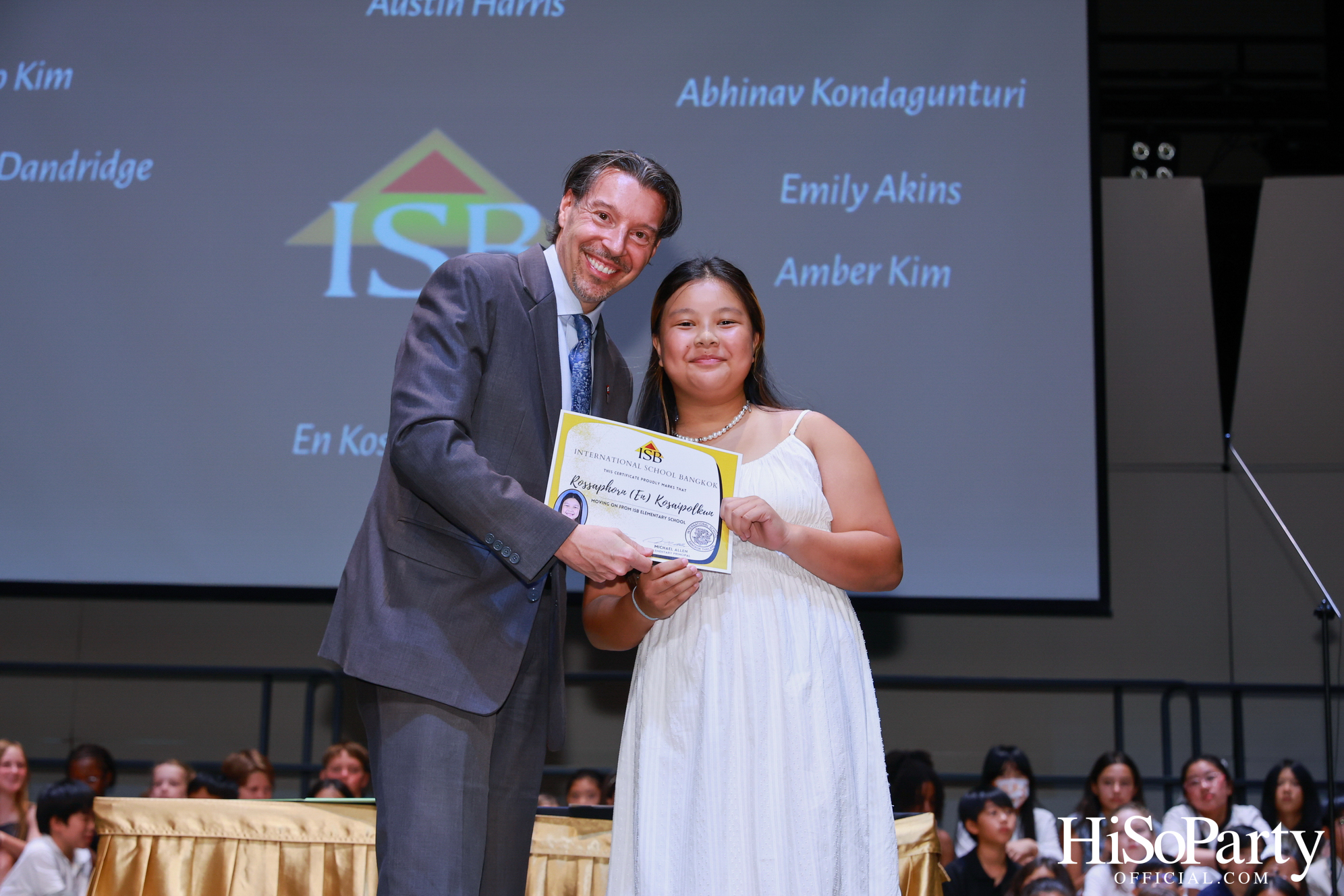 Grade 5 Moving on Ceremony at ISB Cultural Convention Theatre
