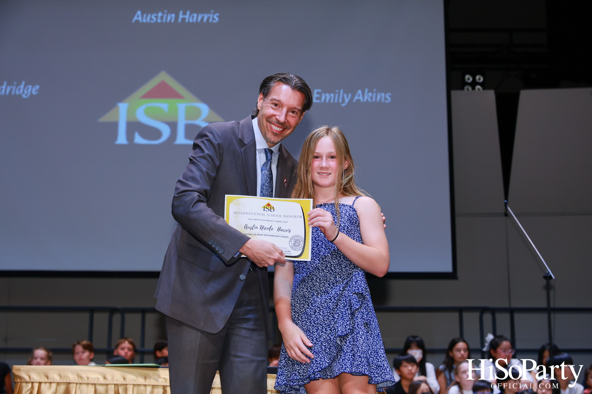 Grade 5 Moving on Ceremony at ISB Cultural Convention Theatre