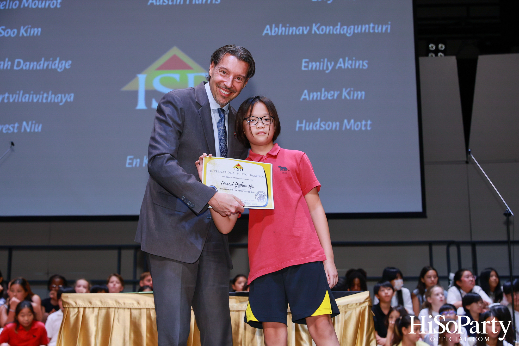 Grade 5 Moving on Ceremony at ISB Cultural Convention Theatre