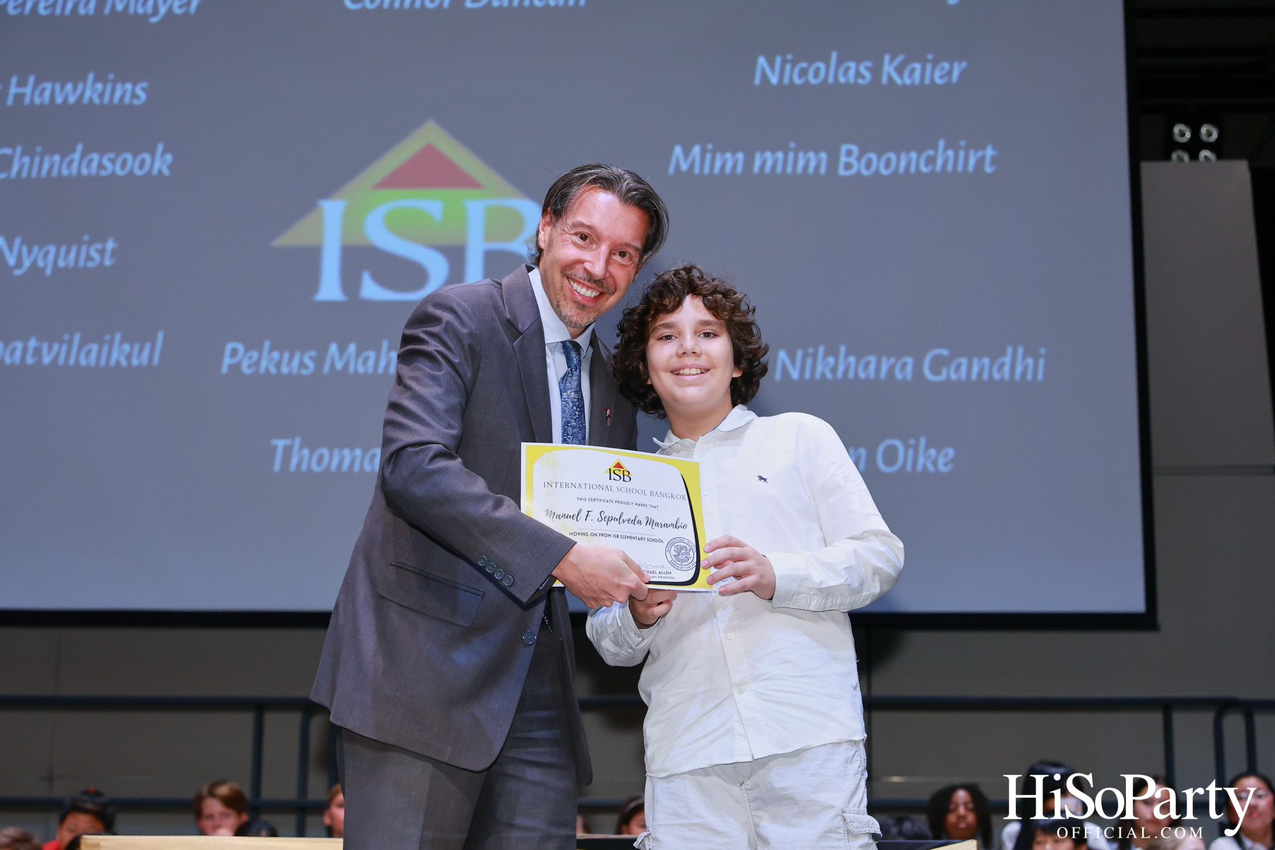 Grade 5 Moving on Ceremony at ISB Cultural Convention Theatre