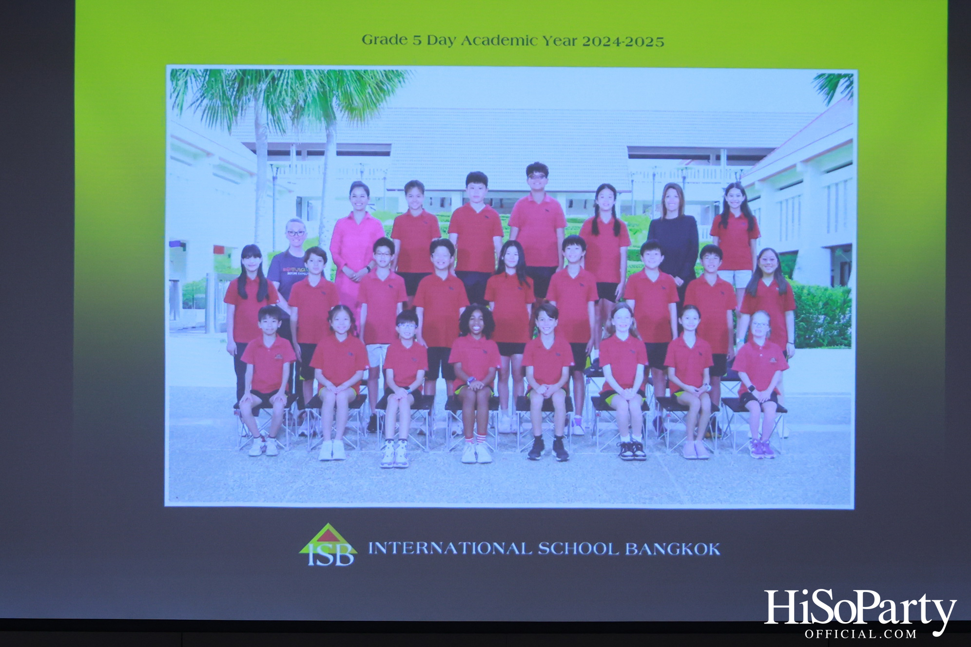 Grade 5 Moving on Ceremony at ISB Cultural Convention Theatre