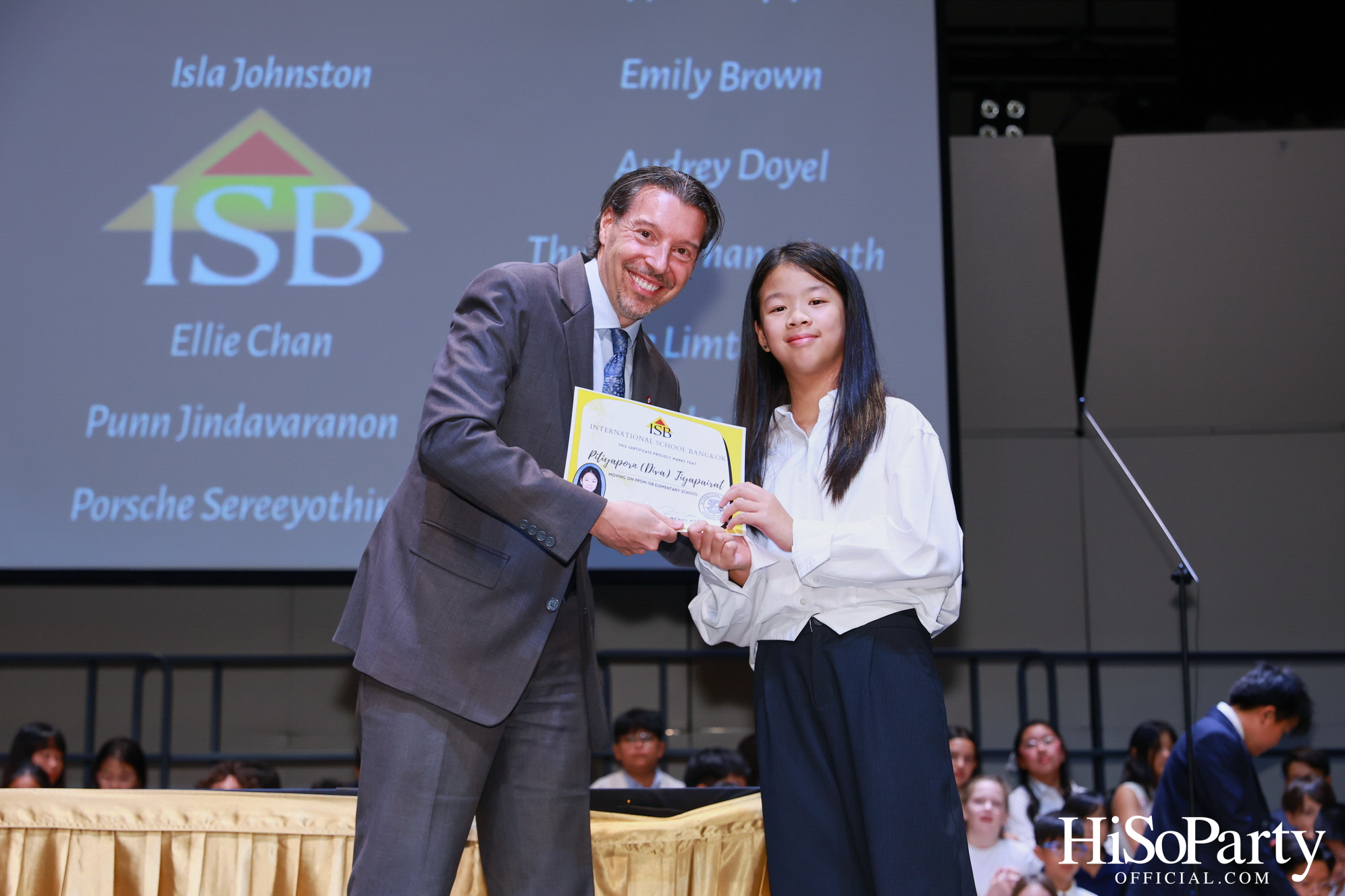 Grade 5 Moving on Ceremony at ISB Cultural Convention Theatre