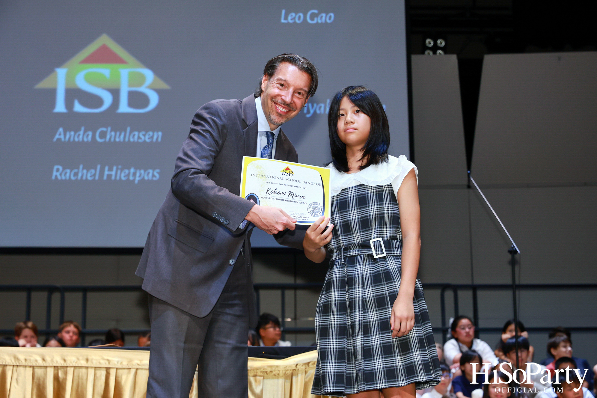 Grade 5 Moving on Ceremony at ISB Cultural Convention Theatre