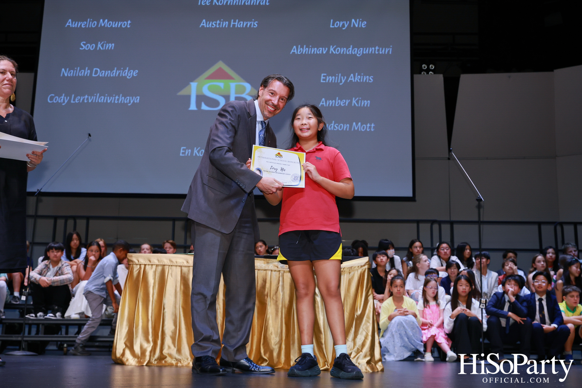 Grade 5 Moving on Ceremony at ISB Cultural Convention Theatre