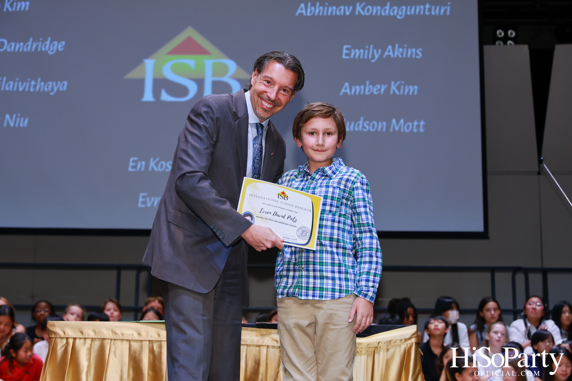 Grade 5 Moving on Ceremony at ISB Cultural Convention Theatre
