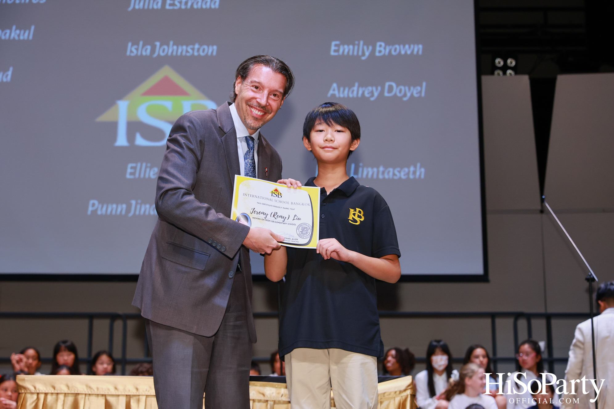 Grade 5 Moving on Ceremony at ISB Cultural Convention Theatre