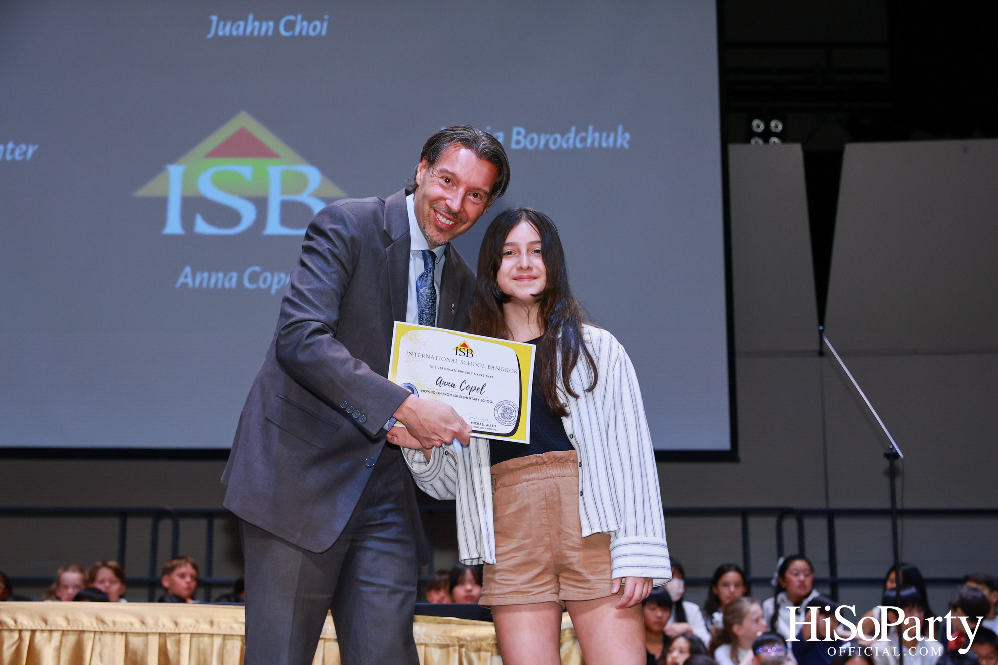 Grade 5 Moving on Ceremony at ISB Cultural Convention Theatre