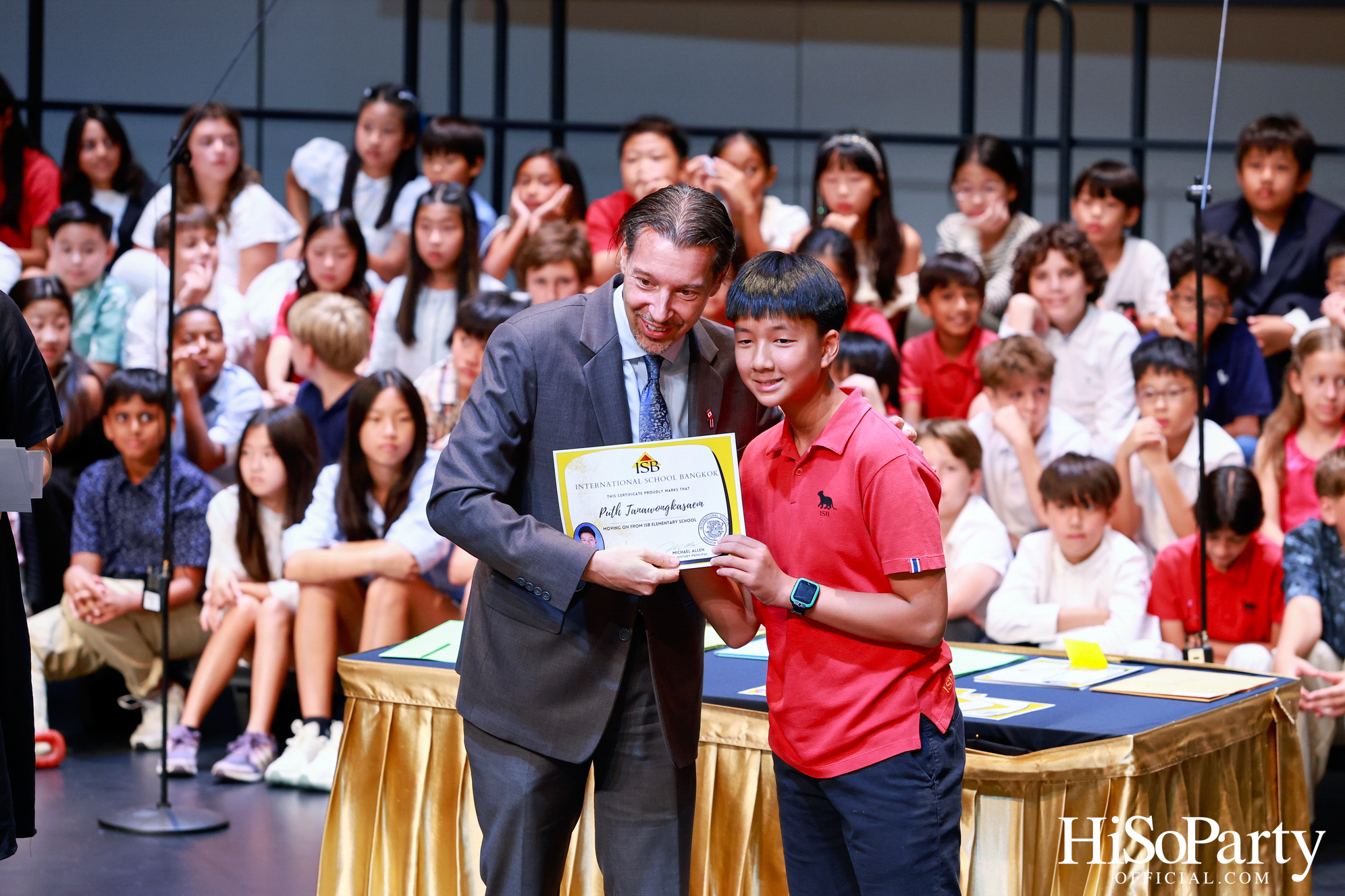 Grade 5 Moving on Ceremony at ISB Cultural Convention Theatre