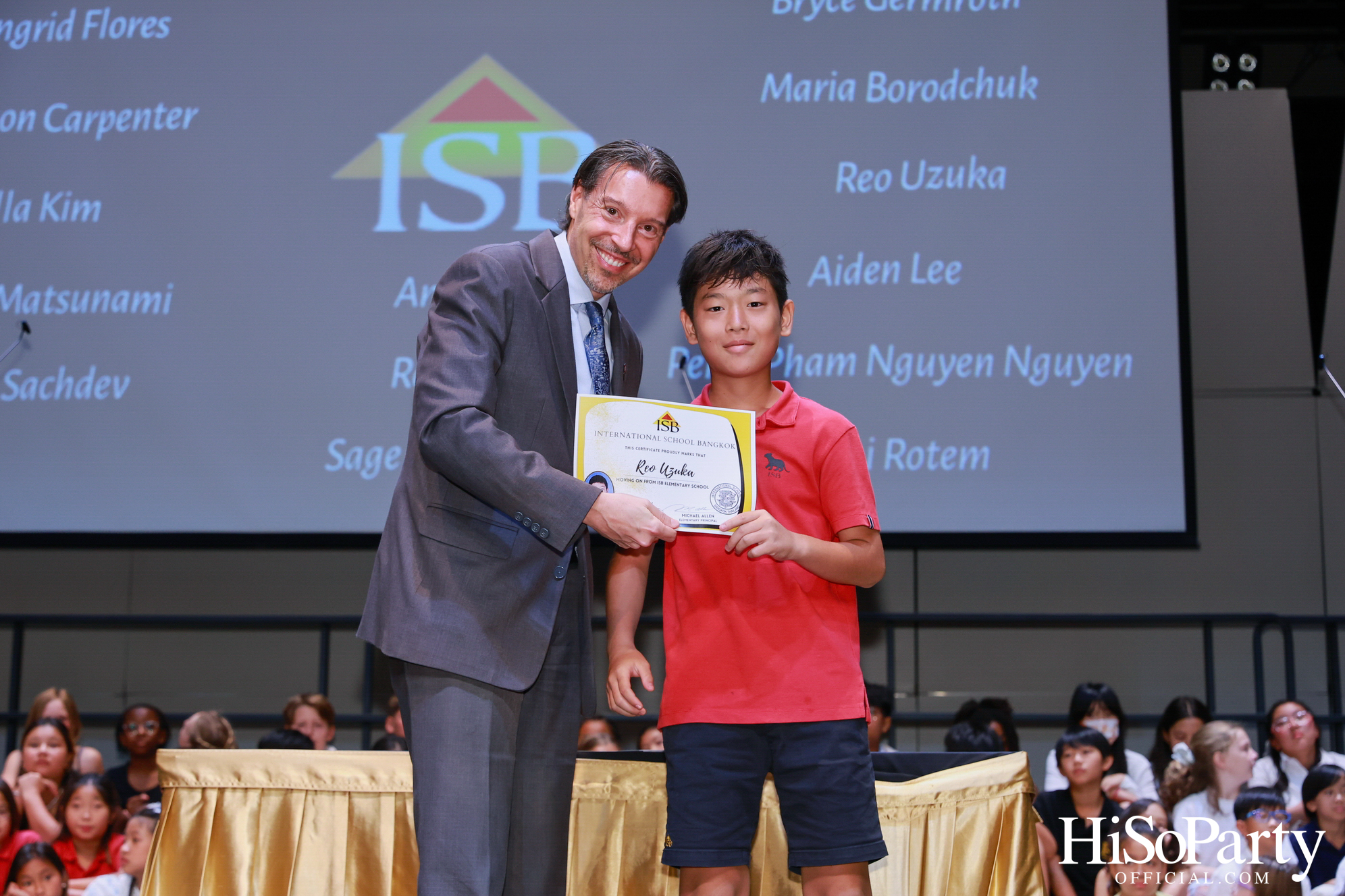 Grade 5 Moving on Ceremony at ISB Cultural Convention Theatre
