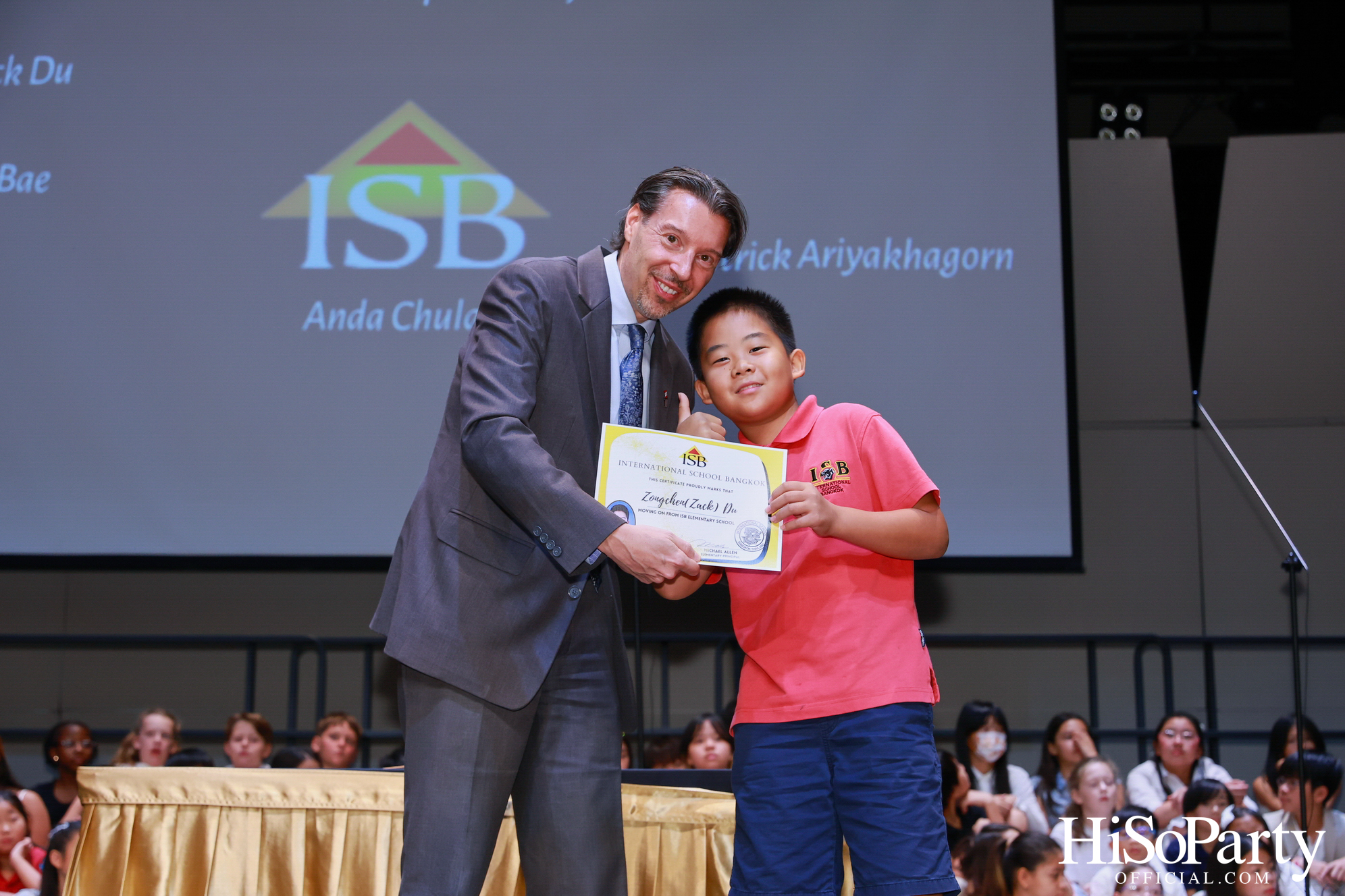 Grade 5 Moving on Ceremony at ISB Cultural Convention Theatre