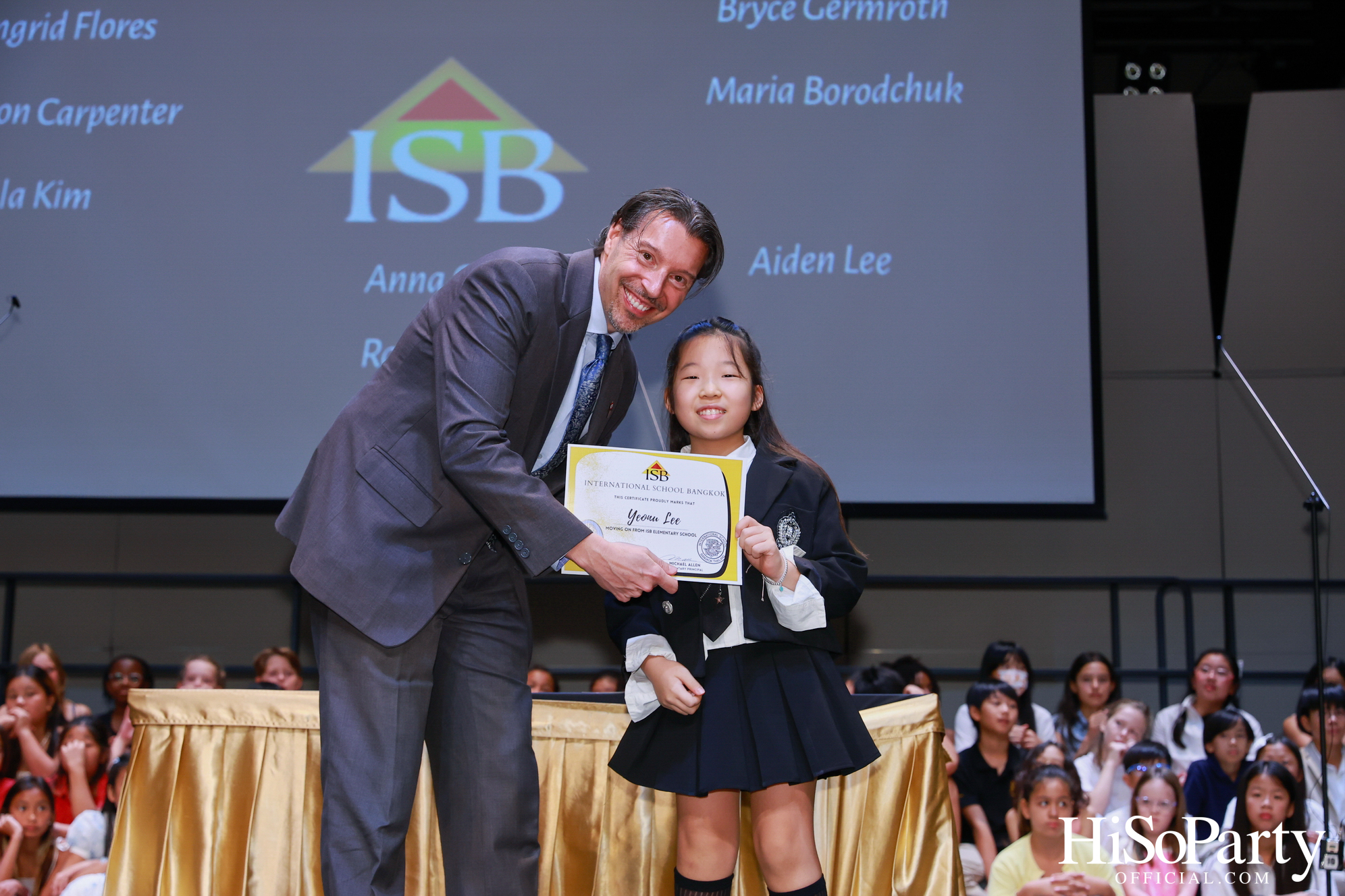 Grade 5 Moving on Ceremony at ISB Cultural Convention Theatre