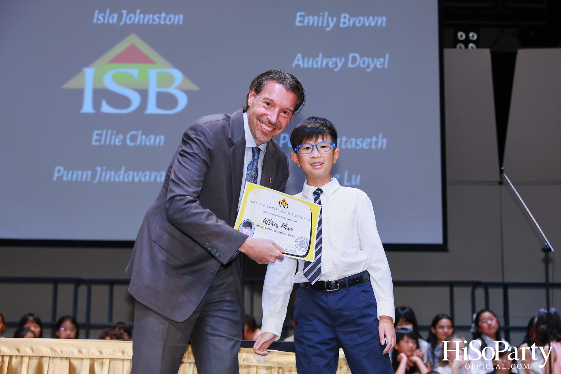 Grade 5 Moving on Ceremony at ISB Cultural Convention Theatre