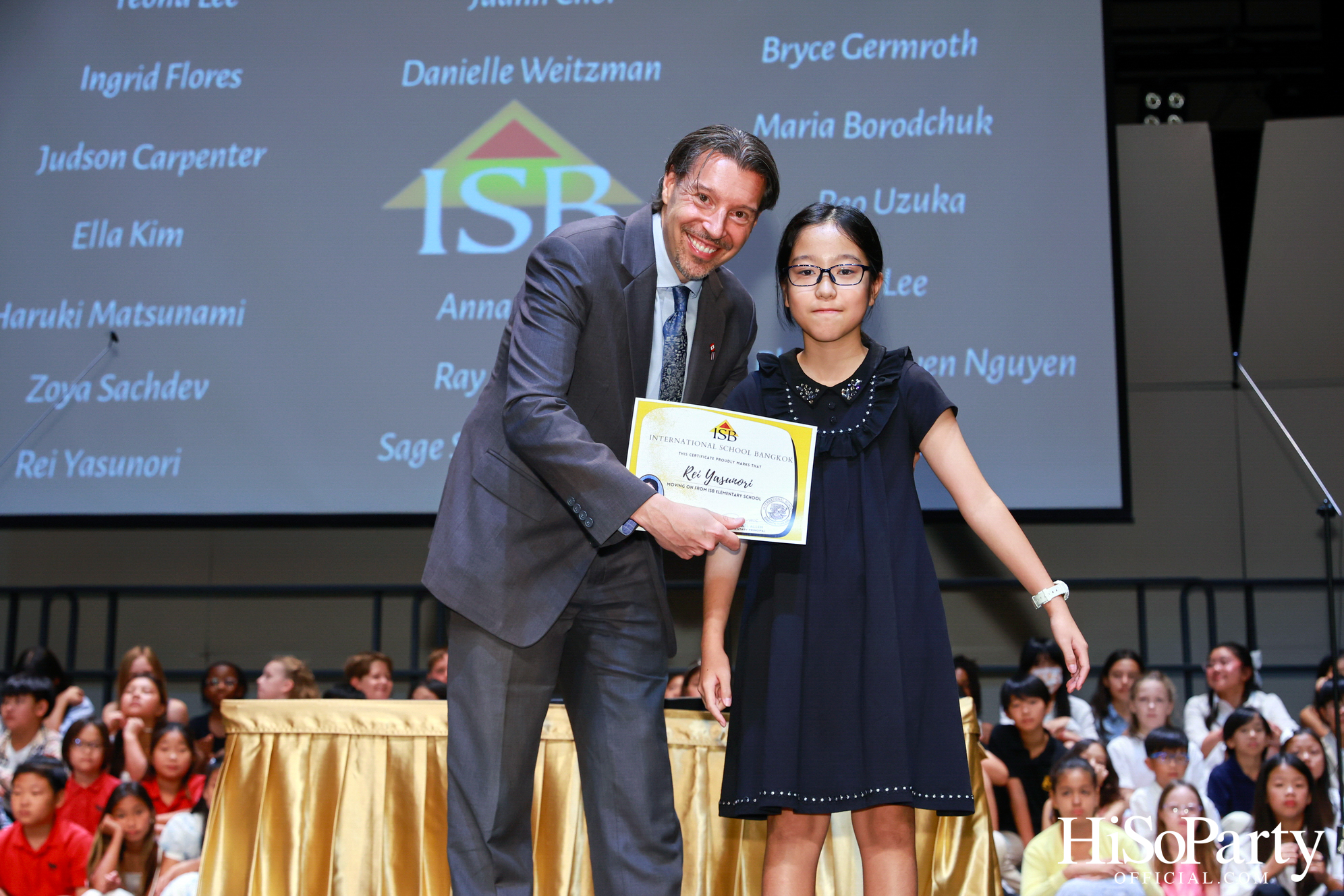 Grade 5 Moving on Ceremony at ISB Cultural Convention Theatre