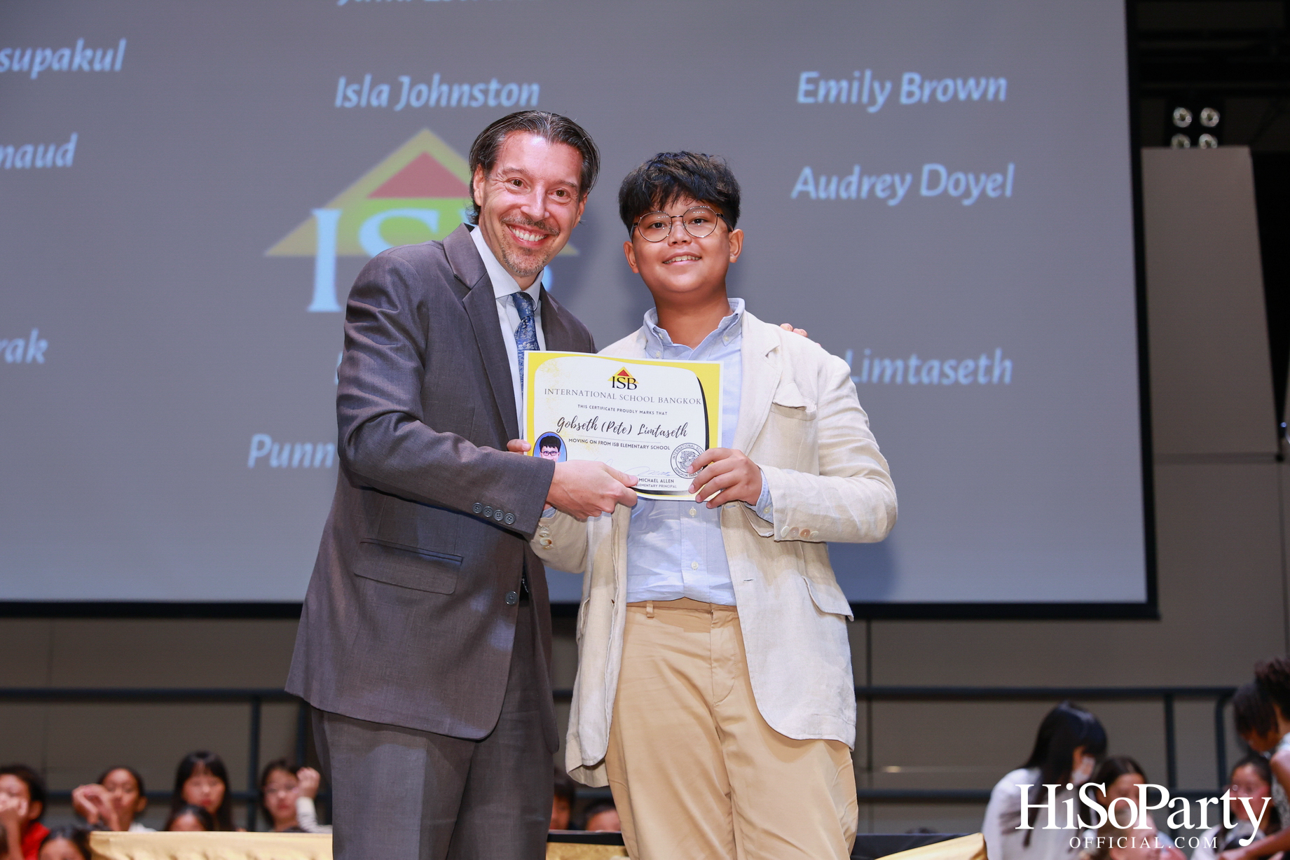 Grade 5 Moving on Ceremony at ISB Cultural Convention Theatre