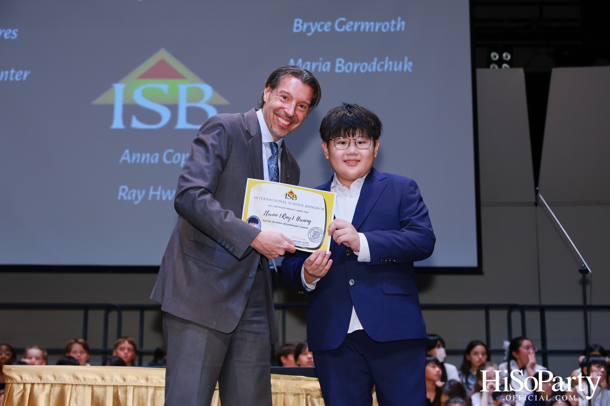 Grade 5 Moving on Ceremony at ISB Cultural Convention Theatre