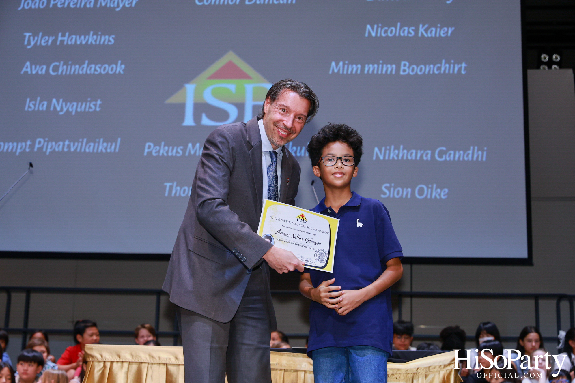 Grade 5 Moving on Ceremony at ISB Cultural Convention Theatre