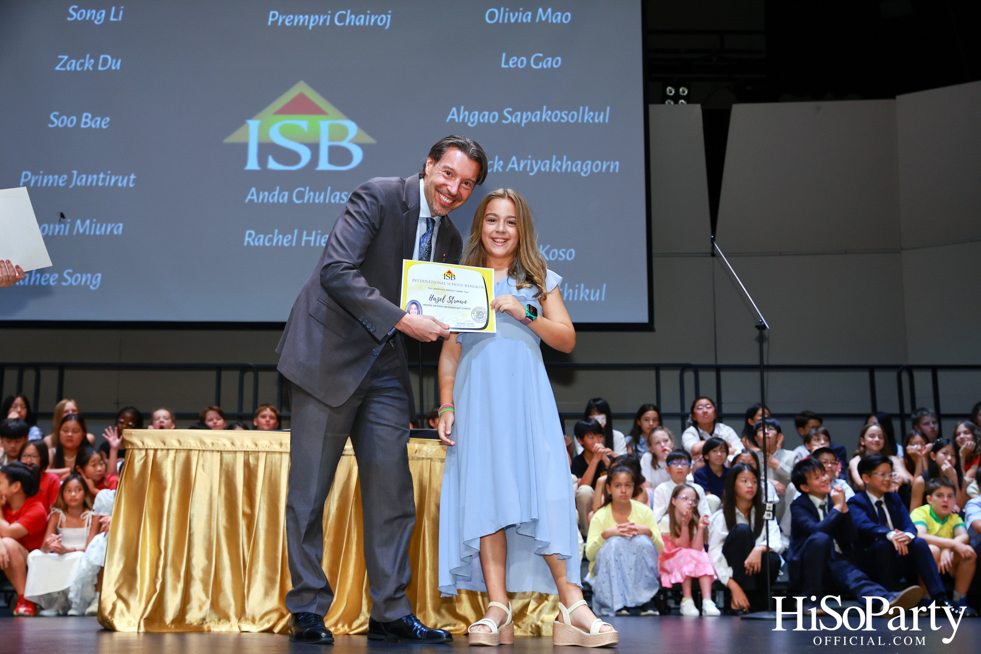 Grade 5 Moving on Ceremony at ISB Cultural Convention Theatre