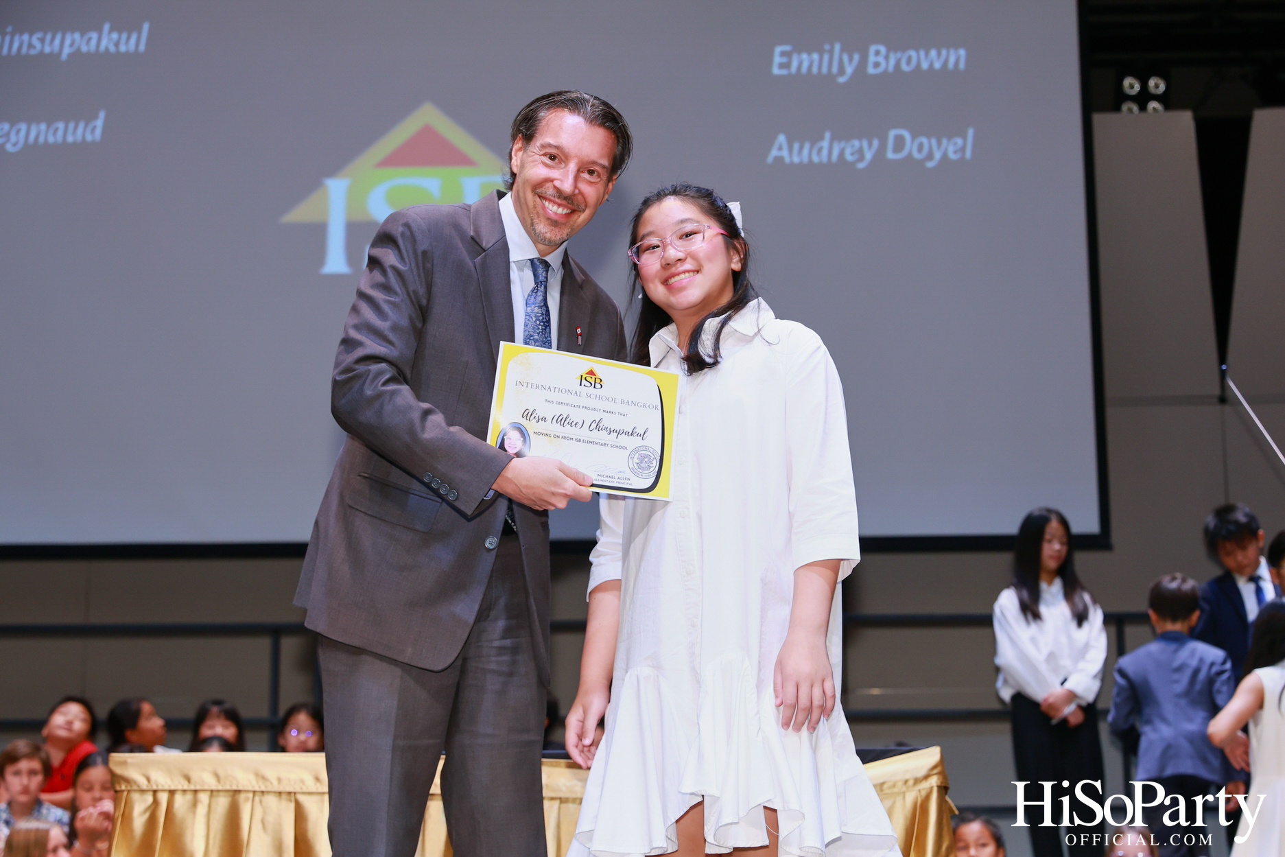 Grade 5 Moving on Ceremony at ISB Cultural Convention Theatre
