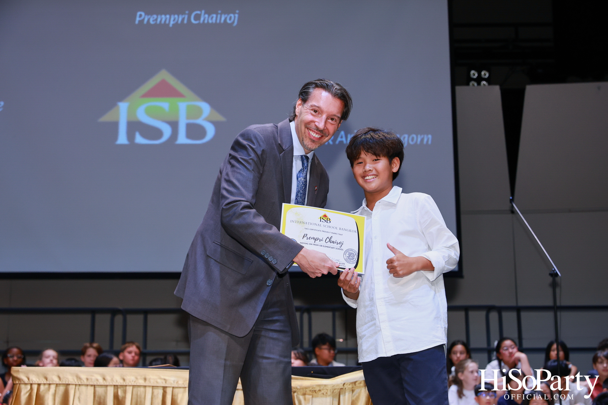 Grade 5 Moving on Ceremony at ISB Cultural Convention Theatre