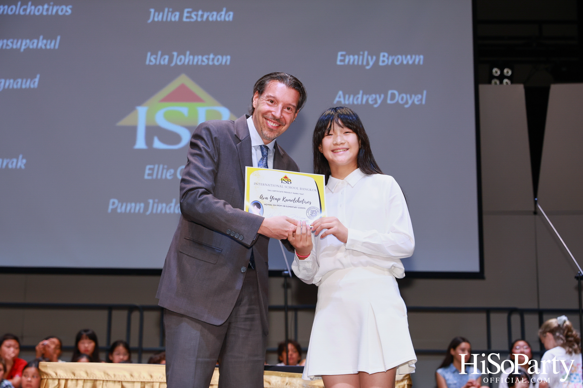 Grade 5 Moving on Ceremony at ISB Cultural Convention Theatre