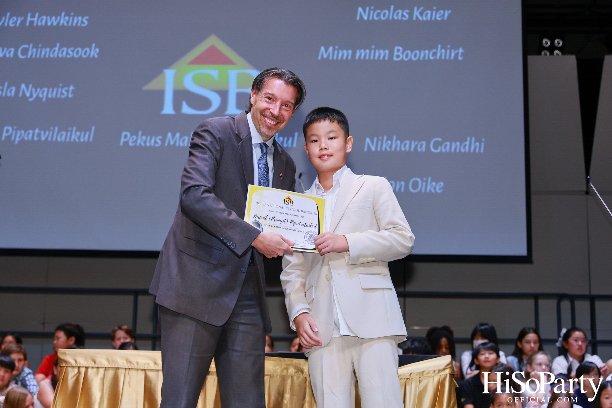 Grade 5 Moving on Ceremony at ISB Cultural Convention Theatre