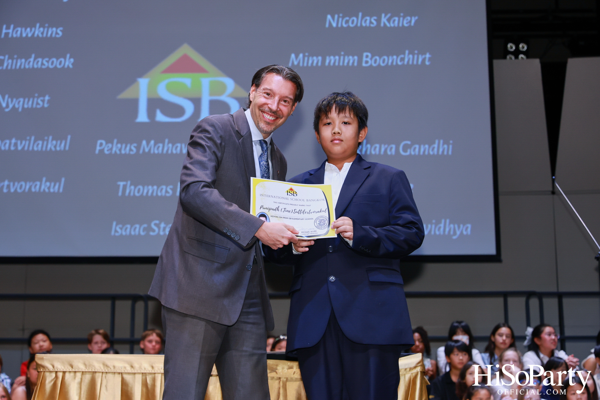 Grade 5 Moving on Ceremony at ISB Cultural Convention Theatre