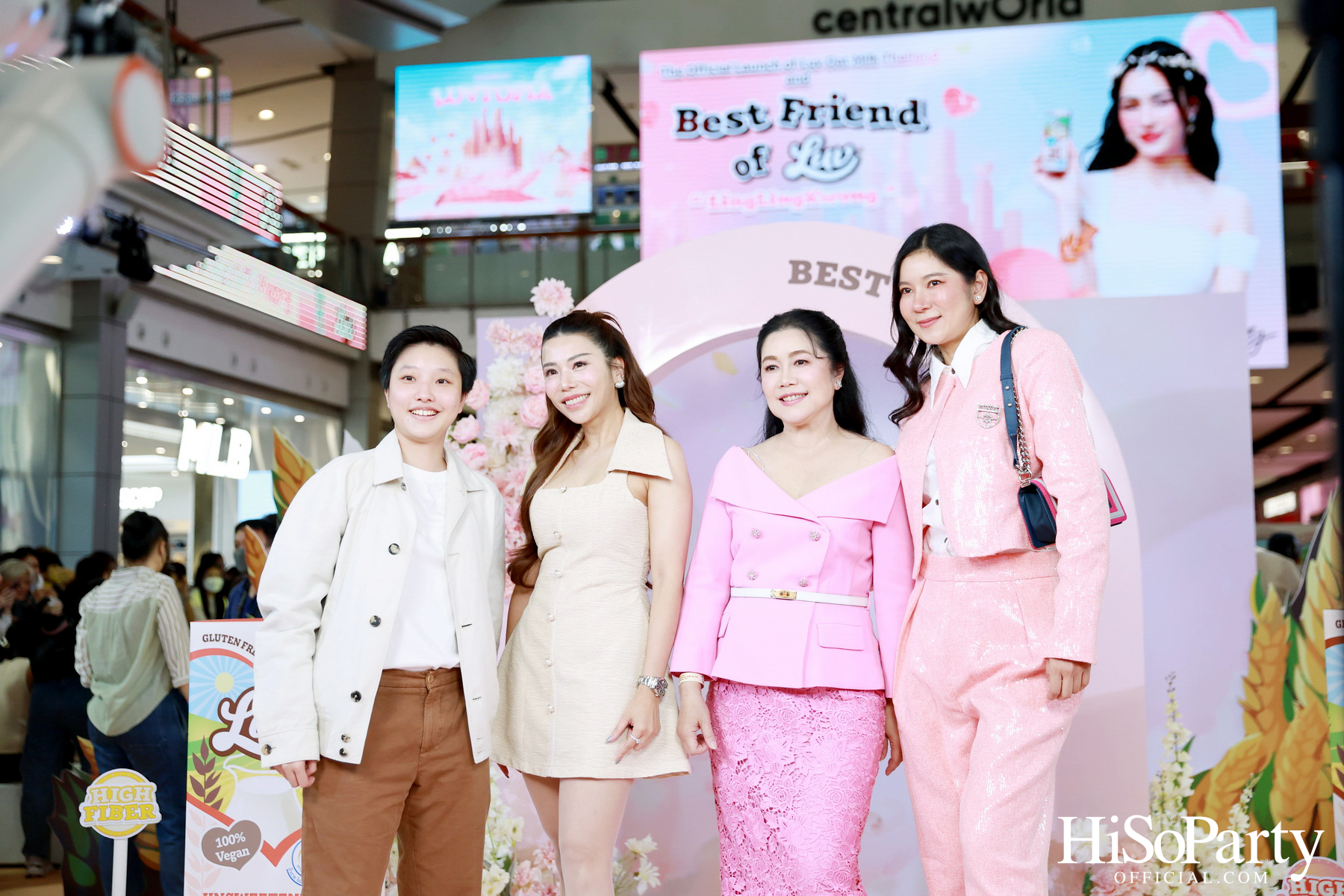 The Official Launch of LUV Oat Milk Thailand and Best Friend of LUV ‘LingLing Kwong’