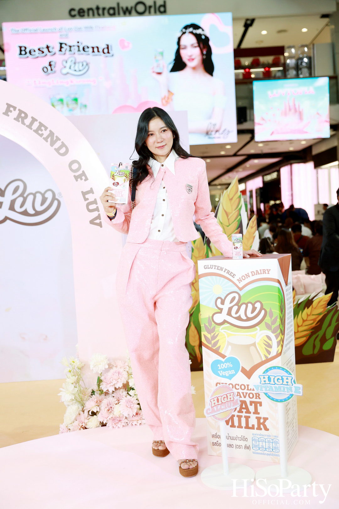 The Official Launch of LUV Oat Milk Thailand and Best Friend of LUV ‘LingLing Kwong’