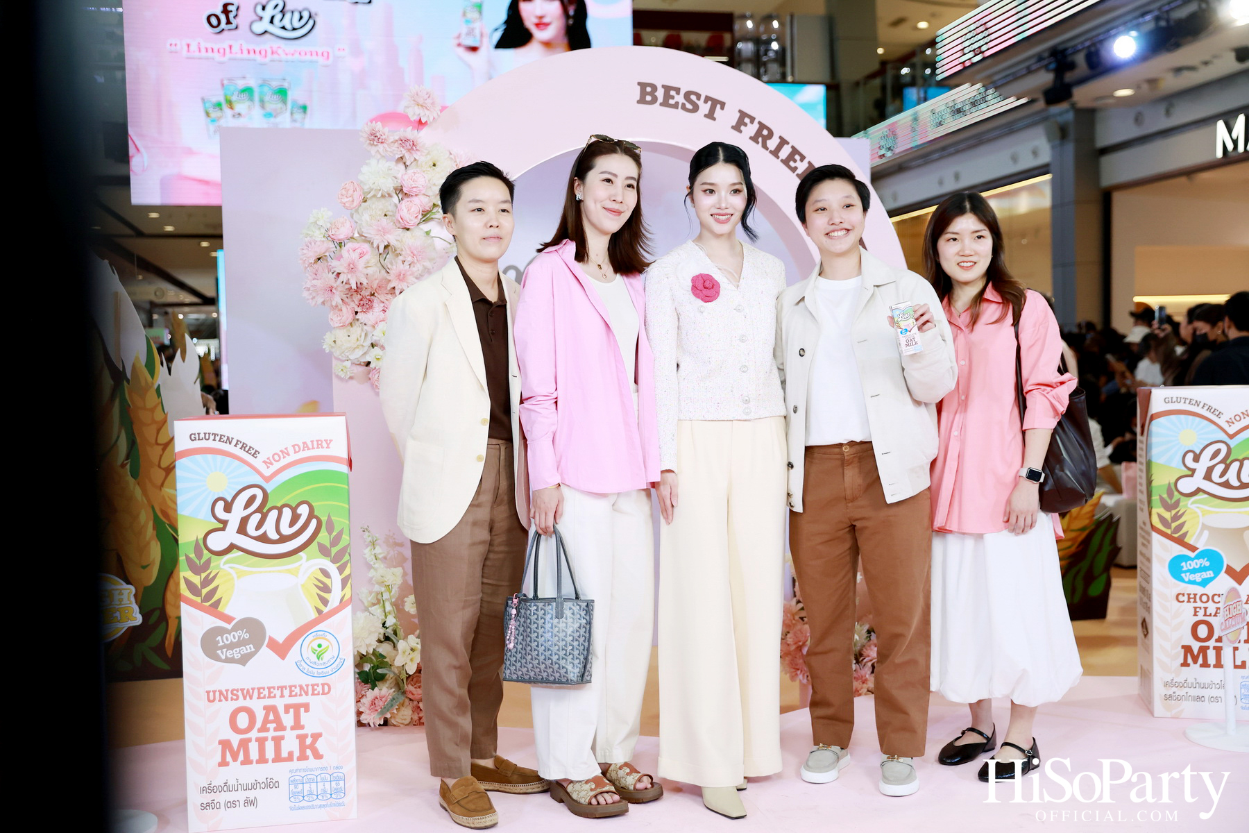 The Official Launch of LUV Oat Milk Thailand and Best Friend of LUV ‘LingLing Kwong’