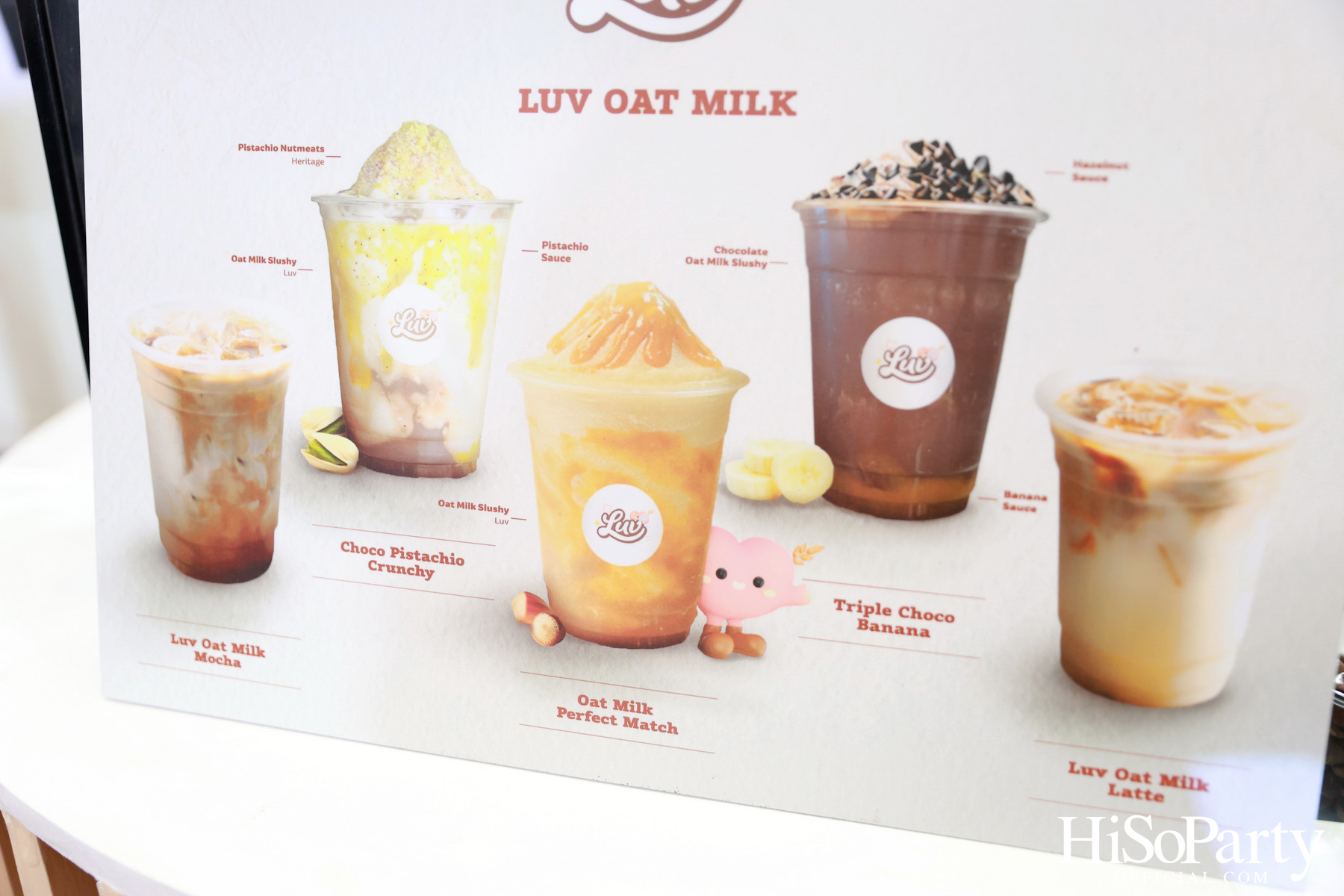 The Official Launch of LUV Oat Milk Thailand and Best Friend of LUV ‘LingLing Kwong’