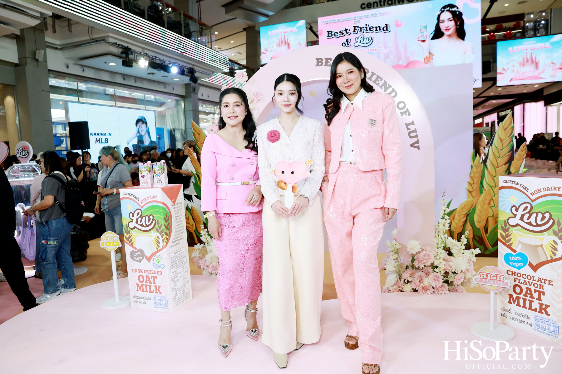 The Official Launch of LUV Oat Milk Thailand and Best Friend of LUV ‘LingLing Kwong’