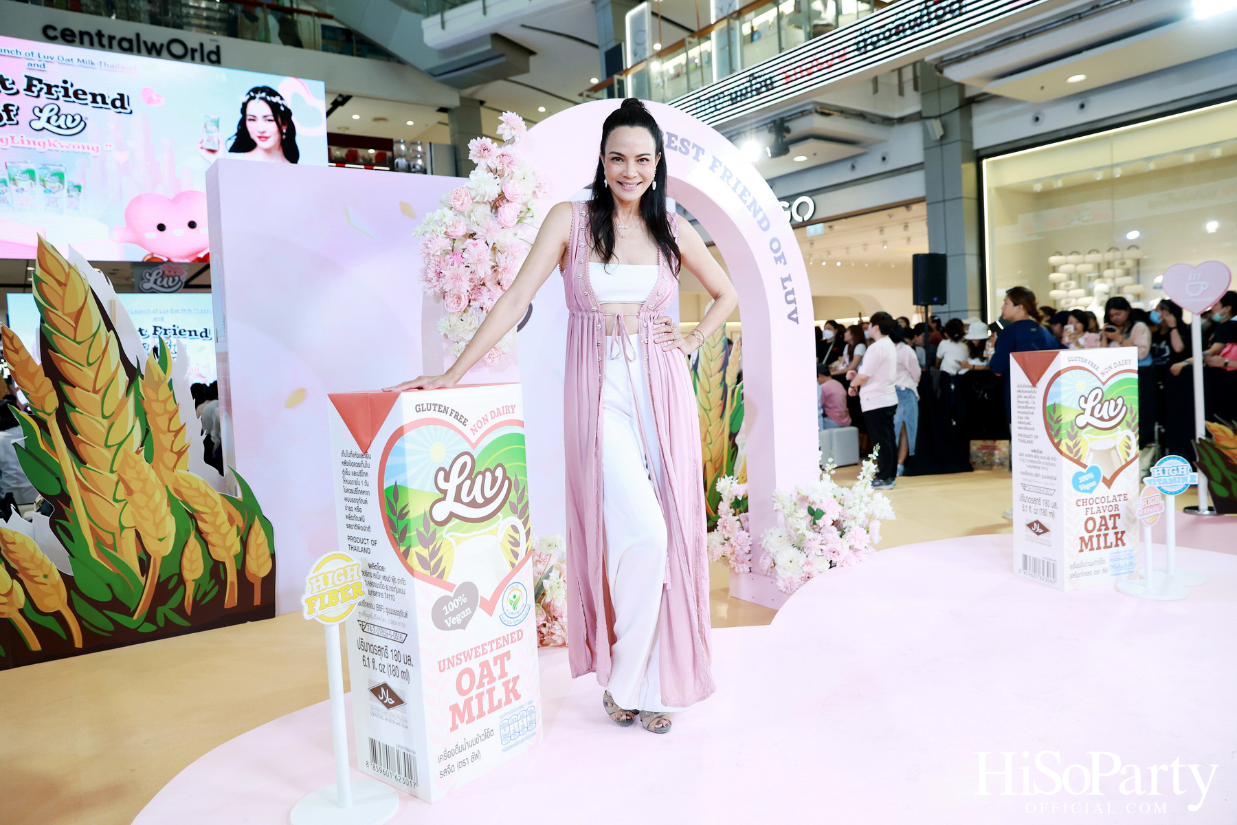 The Official Launch of LUV Oat Milk Thailand and Best Friend of LUV ‘LingLing Kwong’