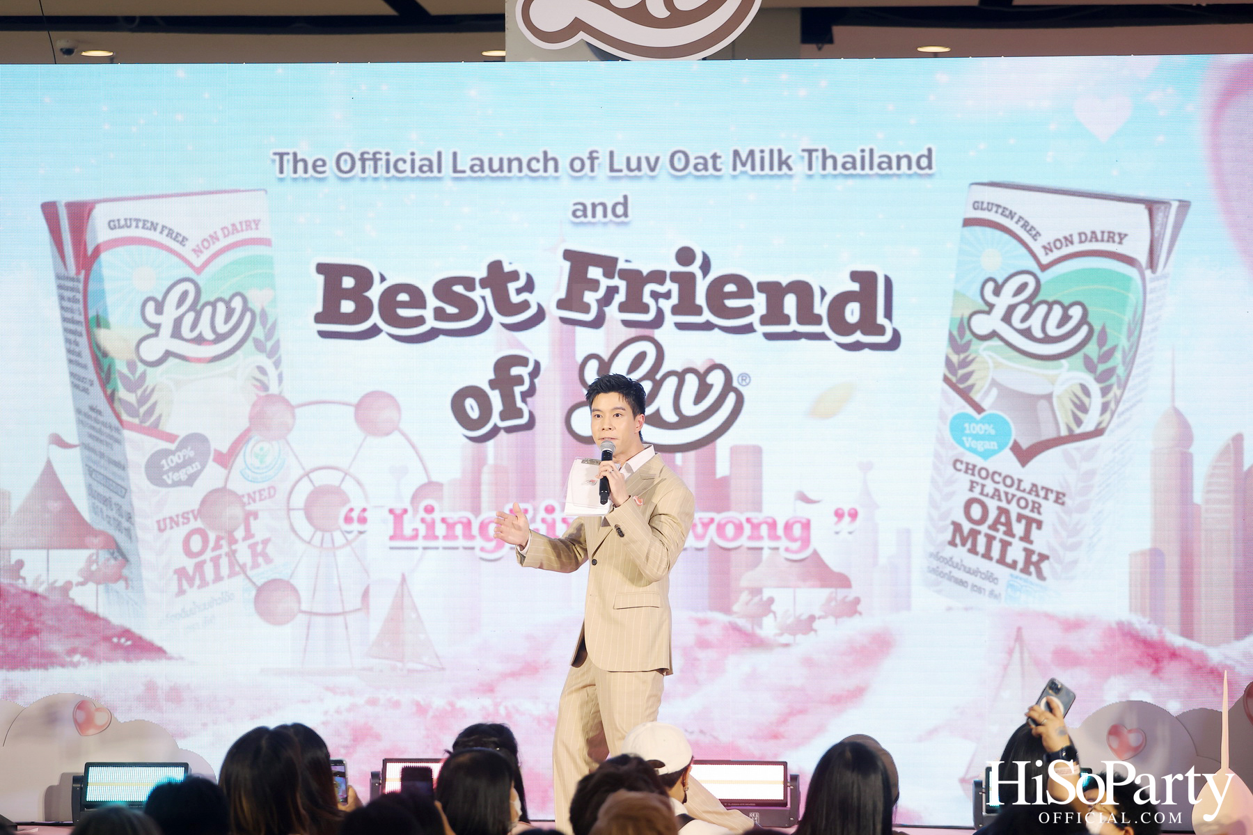 The Official Launch of LUV Oat Milk Thailand and Best Friend of LUV ‘LingLing Kwong’