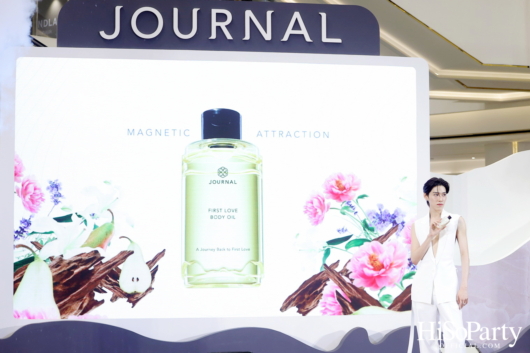 ‘JOURNAL’ เปิดตัว ‘พีพี–กฤษฏ์’ ในฐานะพรีเซ็นเตอร์คนใหม่ของ JOURNAL Body Oil ถ่ายทอดเสน่ห์ความหอมจากภายในสู่ภายนอก