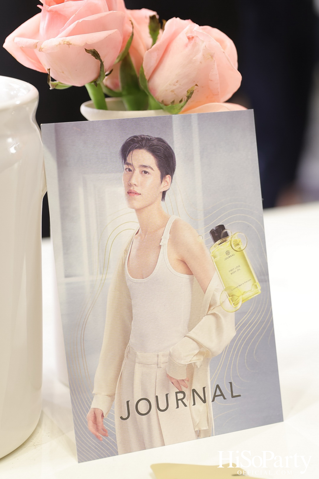 ‘JOURNAL’ เปิดตัว ‘พีพี–กฤษฏ์’ ในฐานะพรีเซ็นเตอร์คนใหม่ของ JOURNAL Body Oil ถ่ายทอดเสน่ห์ความหอมจากภายในสู่ภายนอก