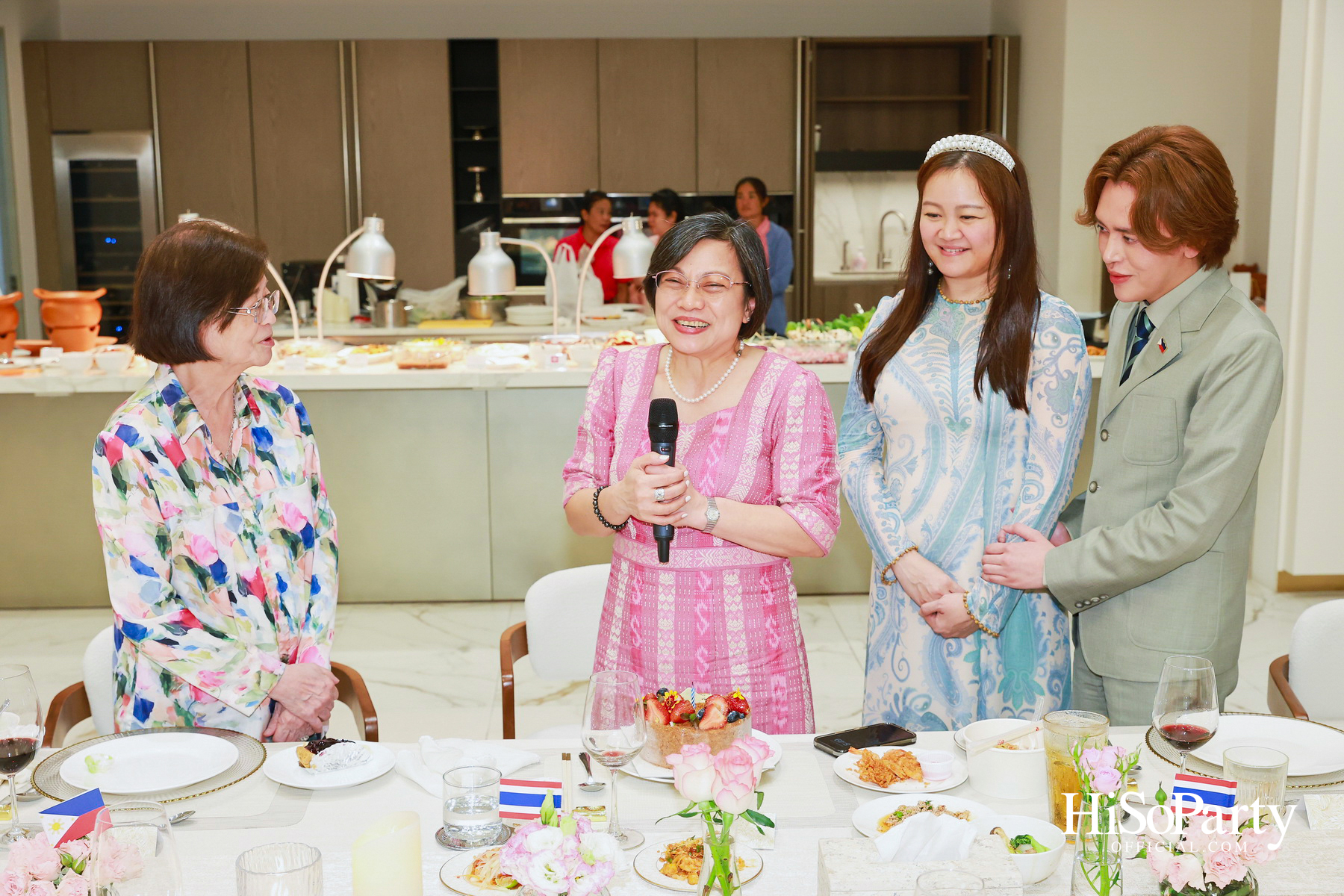 ครอบครัวลีโอณีโอ-มหากิจศิริ จัดงานเลี้ยงรับรองเอกอัครราชทูตฟิลิปปินส์ ท่ามกลางบรรยากาศอบอุ่น